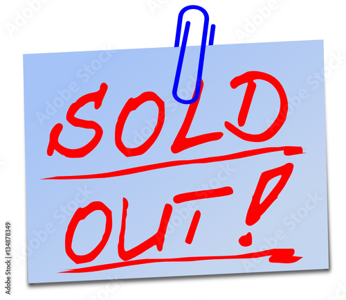 Sold out  ausverkauft  170127-10