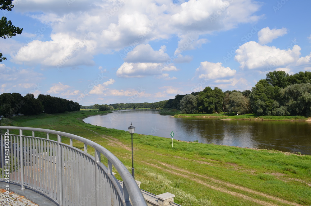 Odra w Nowej Soli/The Oder river in Nowa Sol, Lubusz Land, Poland