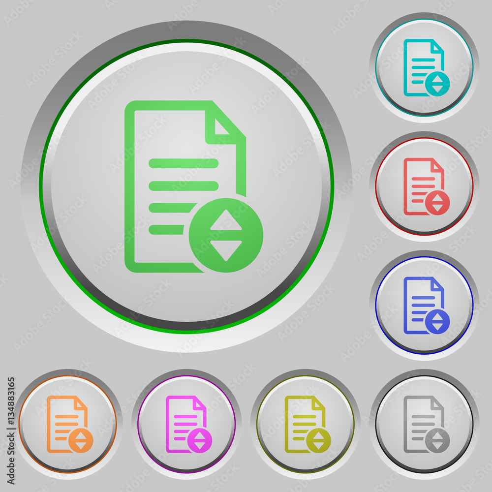 Document scrolling push buttons