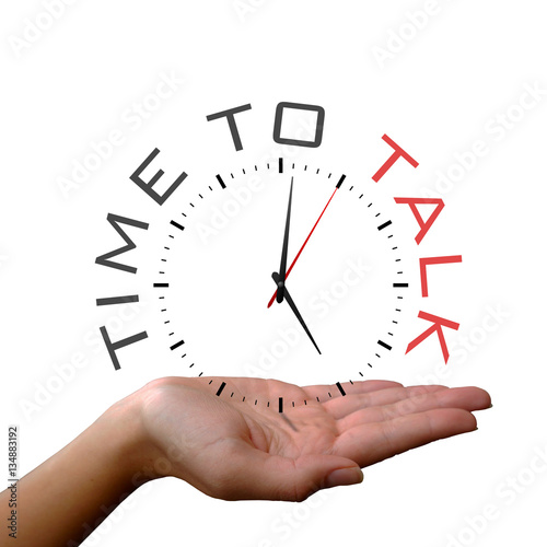 Clock in Hand - Time to Talk