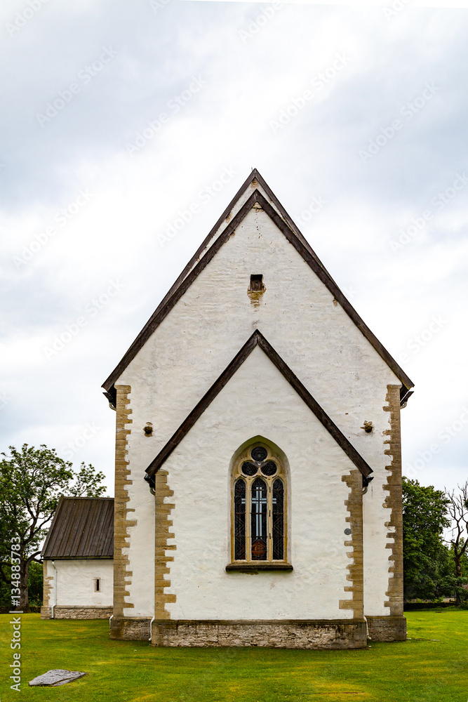 The church of St. Catherine in Karja, Saaremaa, Estonia.