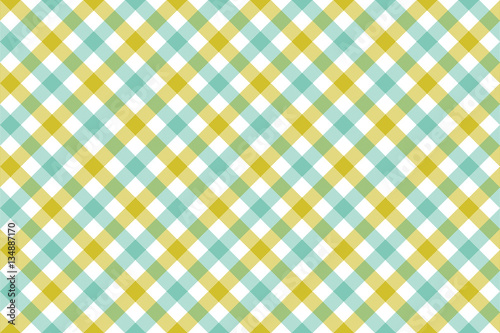 Green blue check diagonal fabric texture background seamless pat