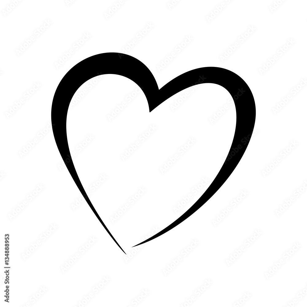Black silhouette hearts set, Valentine day love adult vintage wedding invitation logo design Black silhouette hearts set, Valentine day love adult vintage wedding invitation logo design