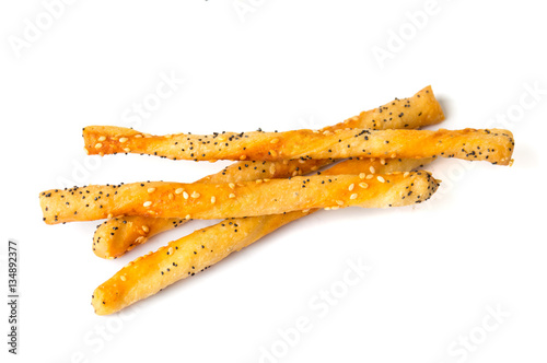 Snacks with sesame and poppy seeds