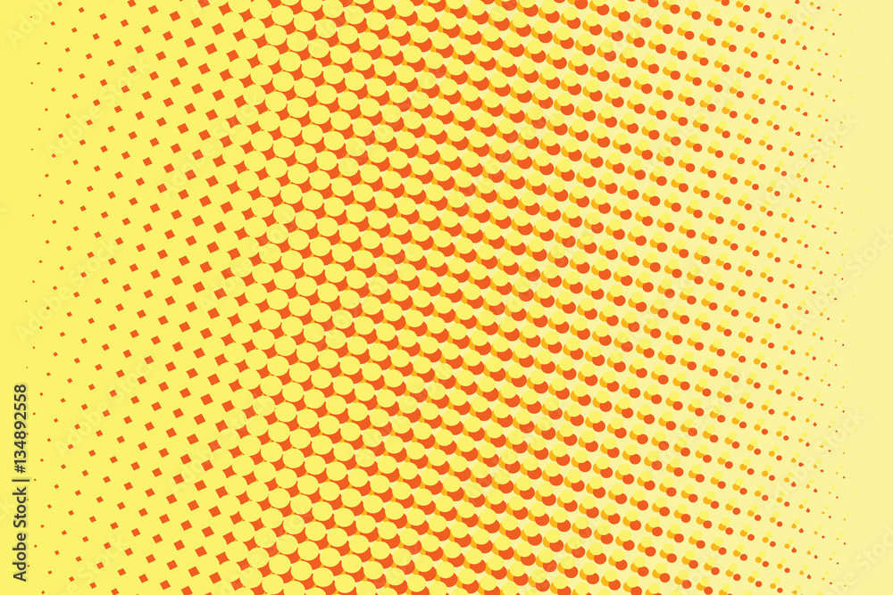 Abstract yellow red gradient pop art retro background Abstract yellow red gradient pop art retro background