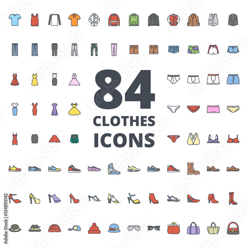 Clothes Colored Icon