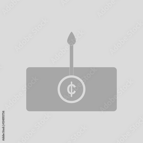 Vector illustration in flat design of currency rate