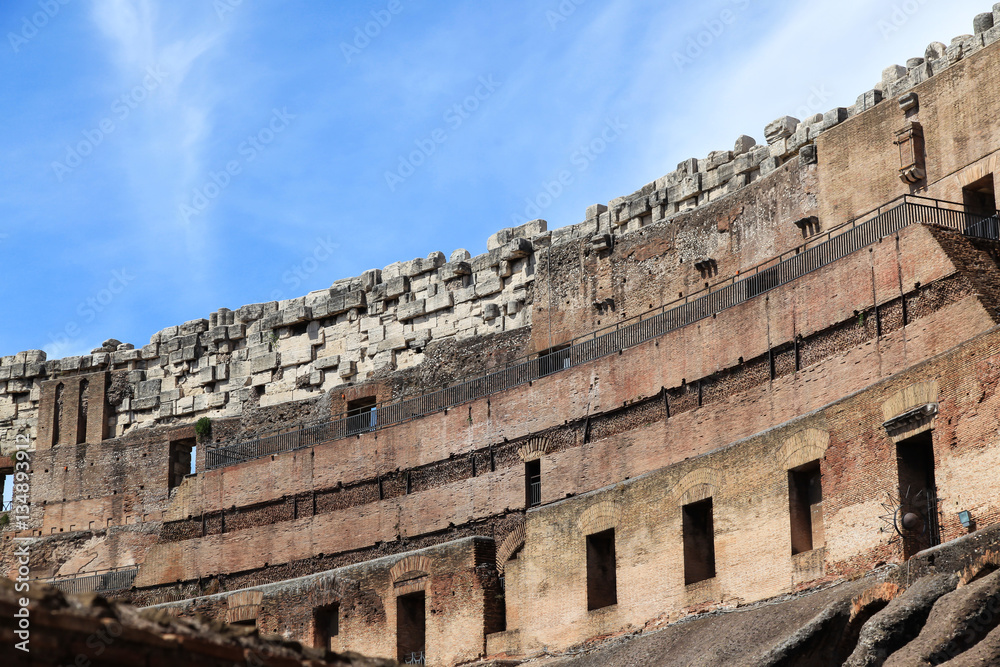 Interieur du Colisée, Rome, Latium, Italy 