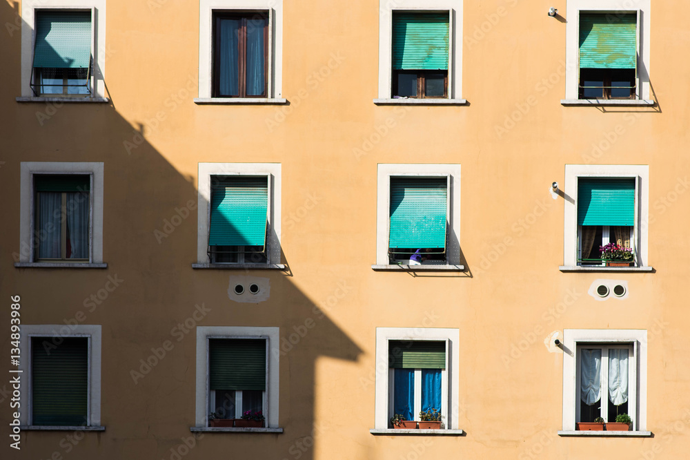 Window, Garbatella, Rome, Italy