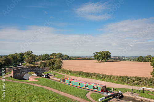 Foto Narrow Boat in Lock