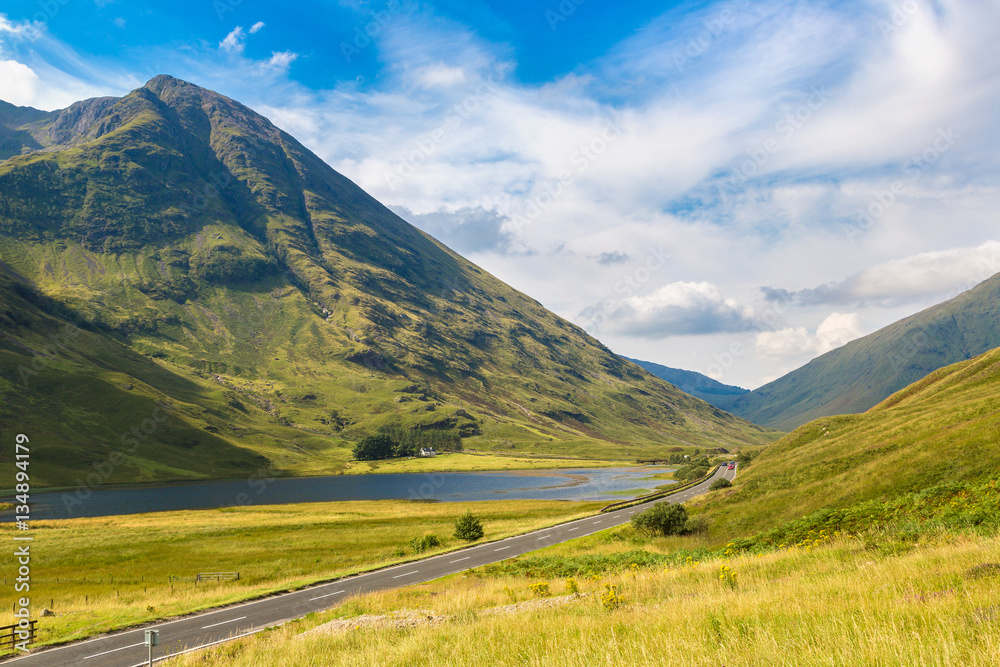 Summer in Scotland highlands, United Kingdom Summer in Scotland highlands, United Kingdom