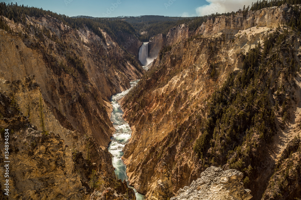 Fototapeta premium yellowstone; US; Untied States; National Park, centennial; landscape; nature