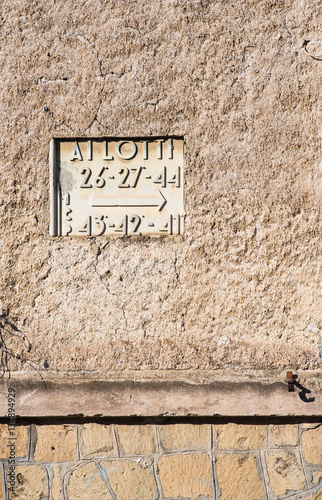 Geometric shapes, Garbatella, Rome, Italy