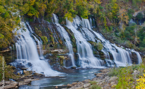 Fototapeta Naklejka Na Ścianę i Meble -  Twin Falls Rock Island State Park Tennessee