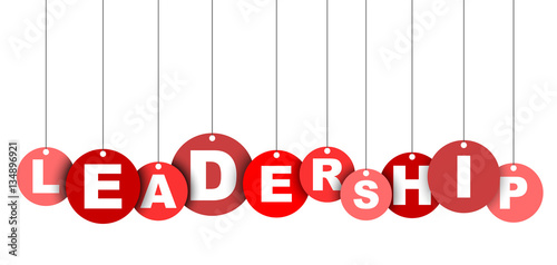 Red easy vector illustration isolated circle tag banner leadership. This element is well adapted for web design.