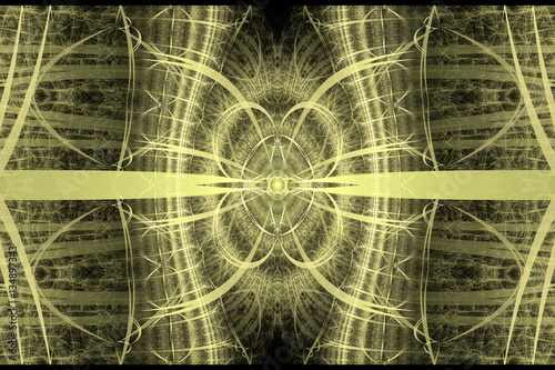 Abstract fractal art for creative design. Magic art background.