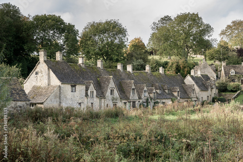 the village of Bibury, Cotswolds, Arlington Row England photo