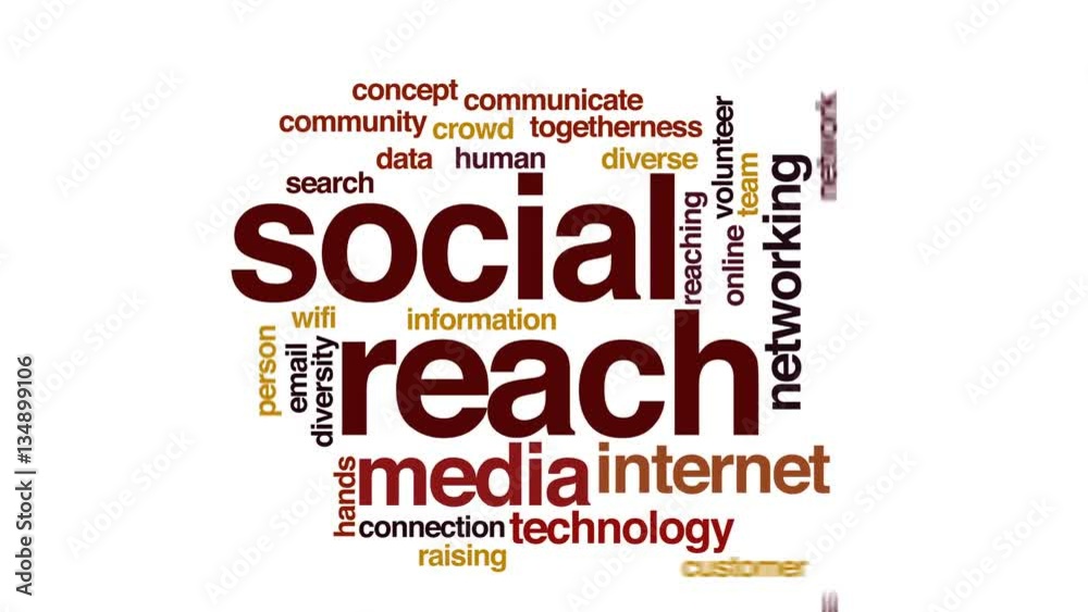 Social reach therapy animated word cloud, text design animation. Social reach therapy animated word cloud, text design animation.