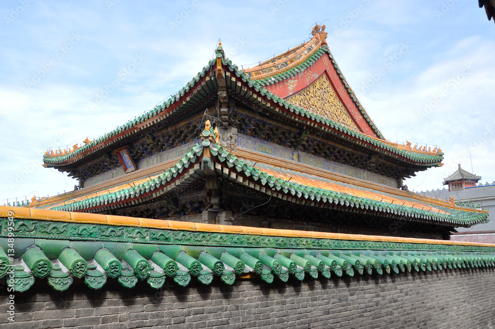 Chongmo Pavilion in the Shenyang Imperial Palace (Mukden Palace), Shenyang, Liaoning Province, China. Shenyang Imperial Palace is UNESCO world heritage site built in 400 years ago. Chongmo Pavilion in the Shenyang Imperial Palace (Mukden Palace), Shenyang, Liaoning Province, China. Shenyang Imperial Palace is UNESCO world heritage site built in 400 years ago.
