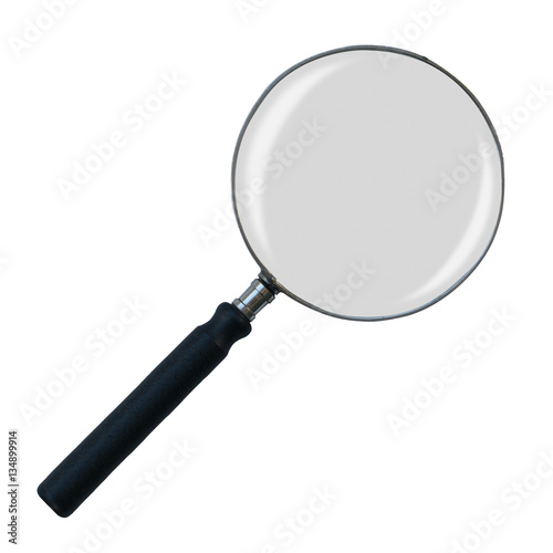 Isolated Magnifying Glass