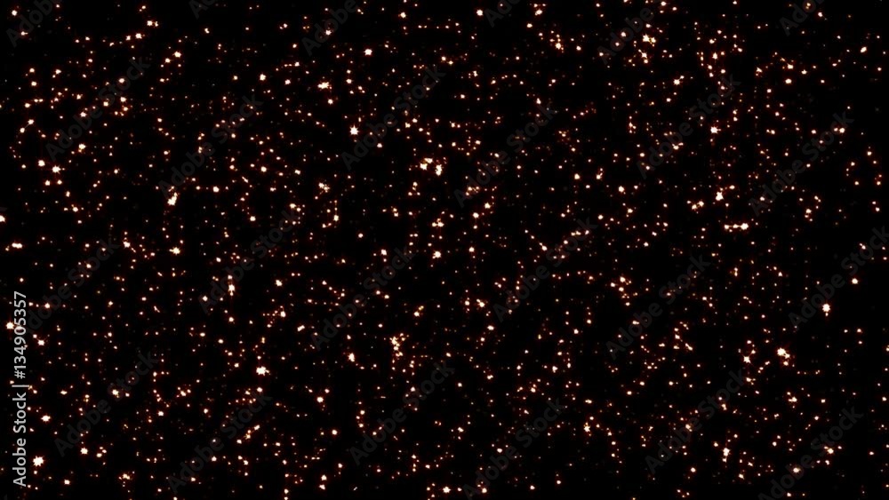 Hintergrund glitzernde Partikel fallen vom Himmel