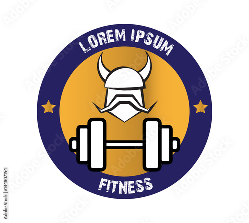 Viking Fitness Logo Design