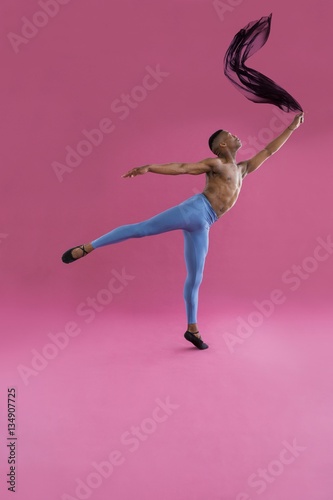 Ballerino practising ballet dance