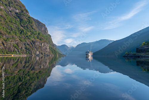 Aurland fjord in Norway