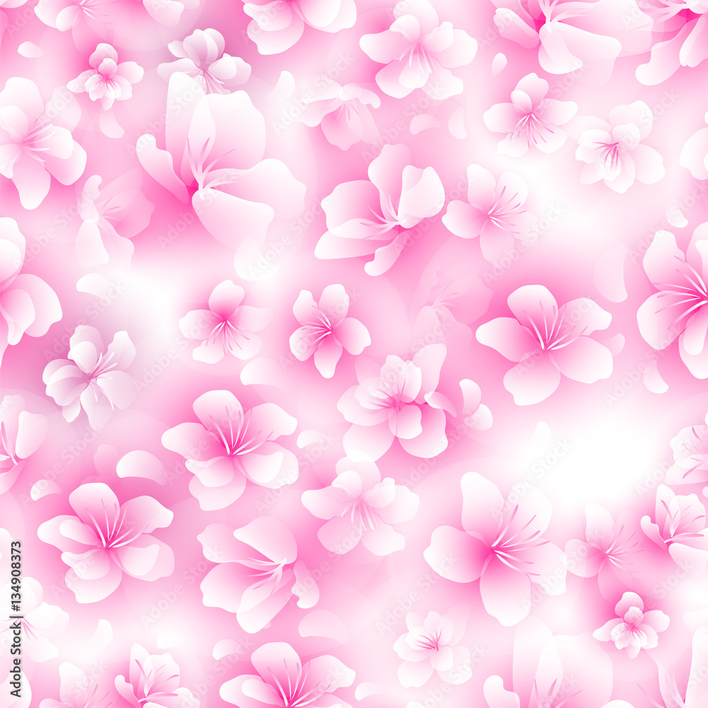 cherry blossom festival Hanami - seamless background with flowers of Sakura cherry blossom festival Hanami - seamless background with flowers of Sakura