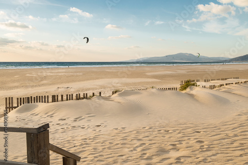 Los Lances beach. Tarifa, Spain. photo