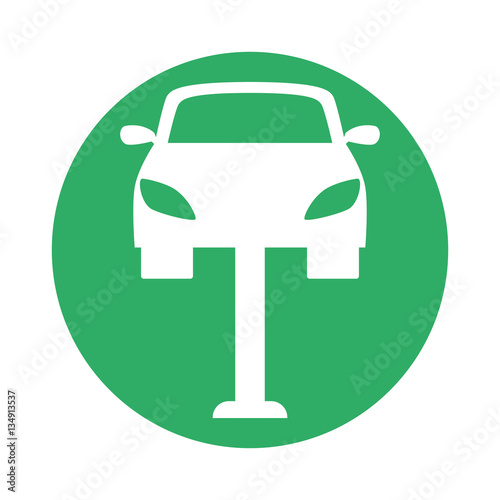 Signal car repair icon image, vector illustration