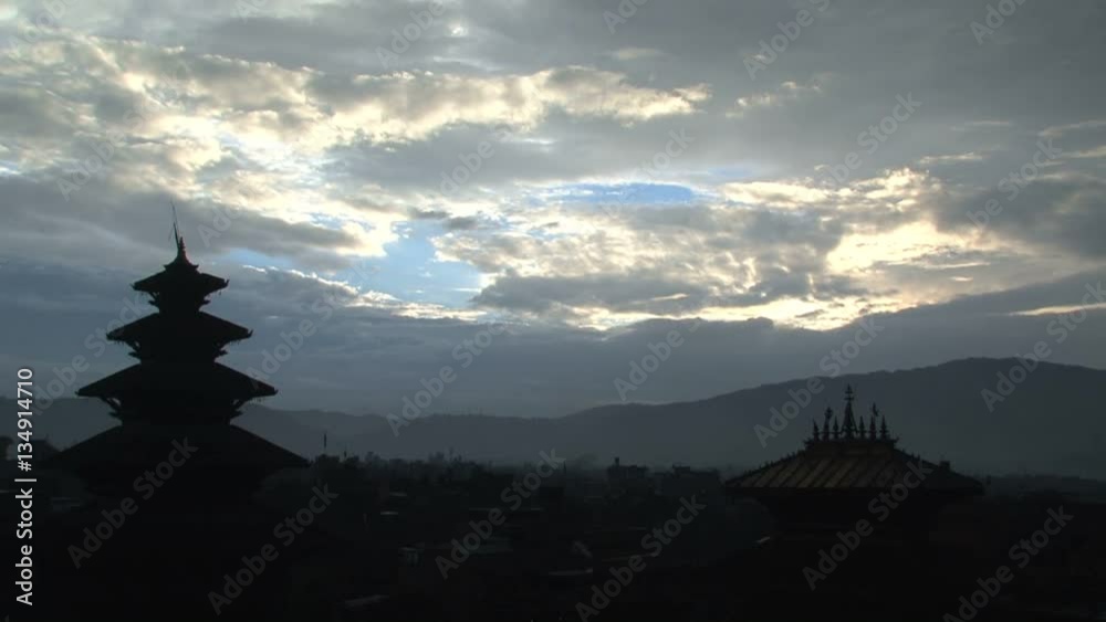 City Bakthapur in Nepal before the earthquake City Bakthapur in Nepal before the earthquake