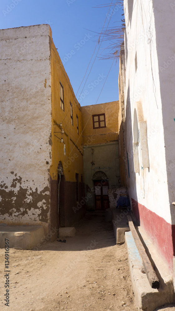 Egyptian ghetto village dead end