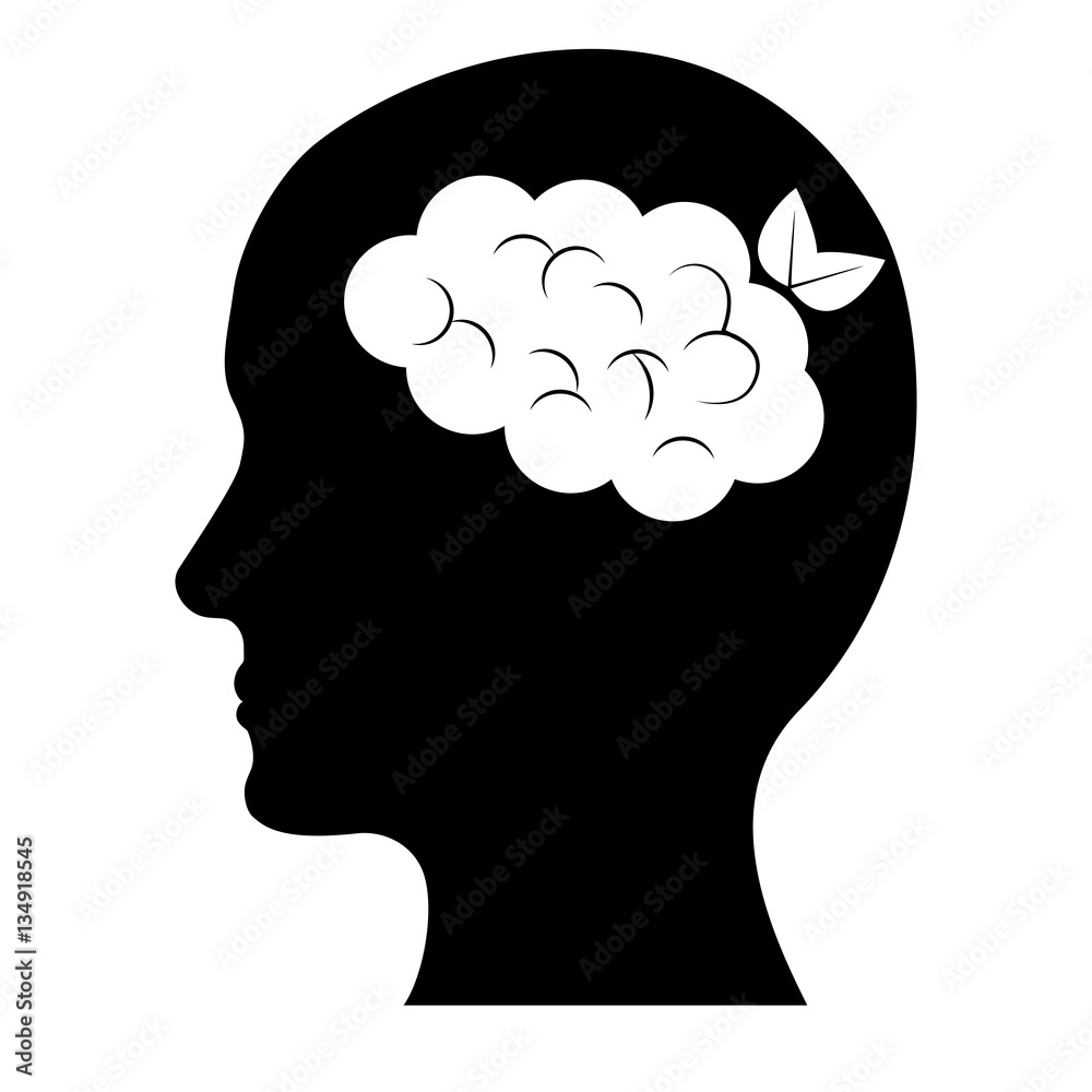 Black eco think image design, vector illustration Black eco think image design, vector illustration