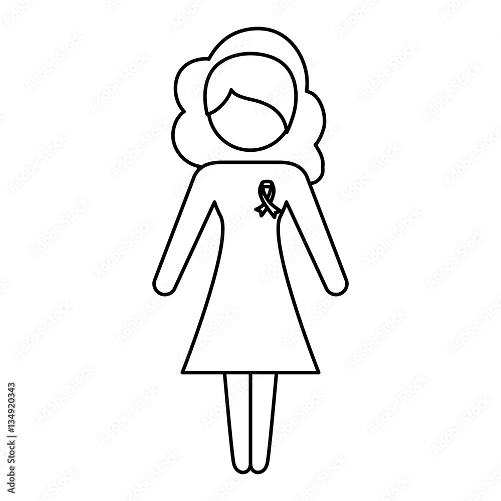 ribbon breast cancer awarenes related icons image vector illustration design ribbon breast cancer awarenes related icons image vector illustration design