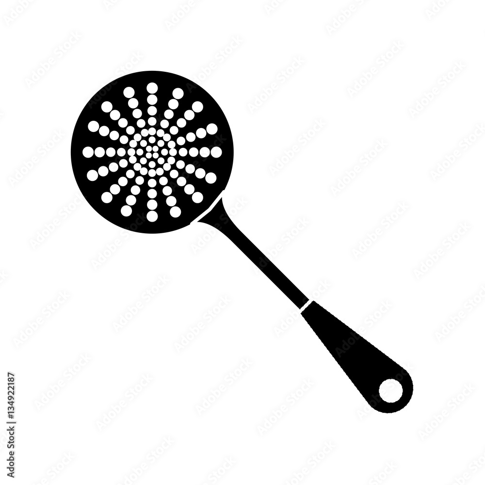 skimmer kitchen supplies icon image vector illustration design skimmer kitchen supplies icon image vector illustration design