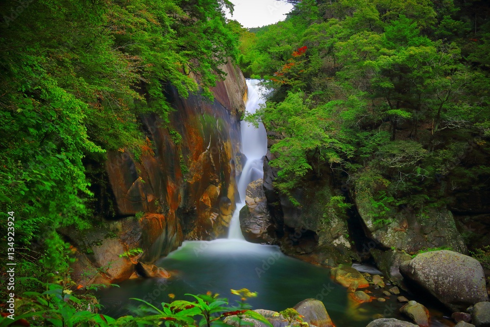 Naklejka premium 【山梨県】昇仙峡の仙娥滝