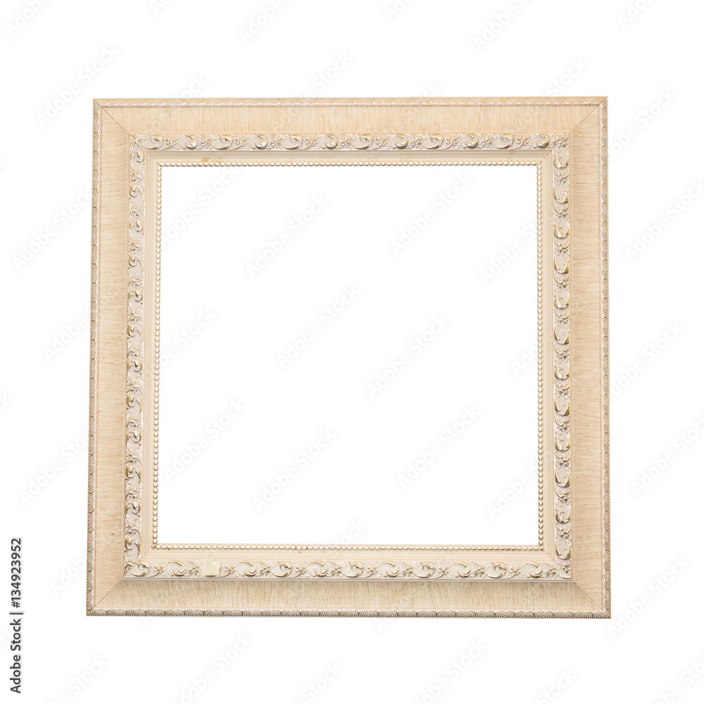 Antique frame isolated on white Antique frame isolated on white