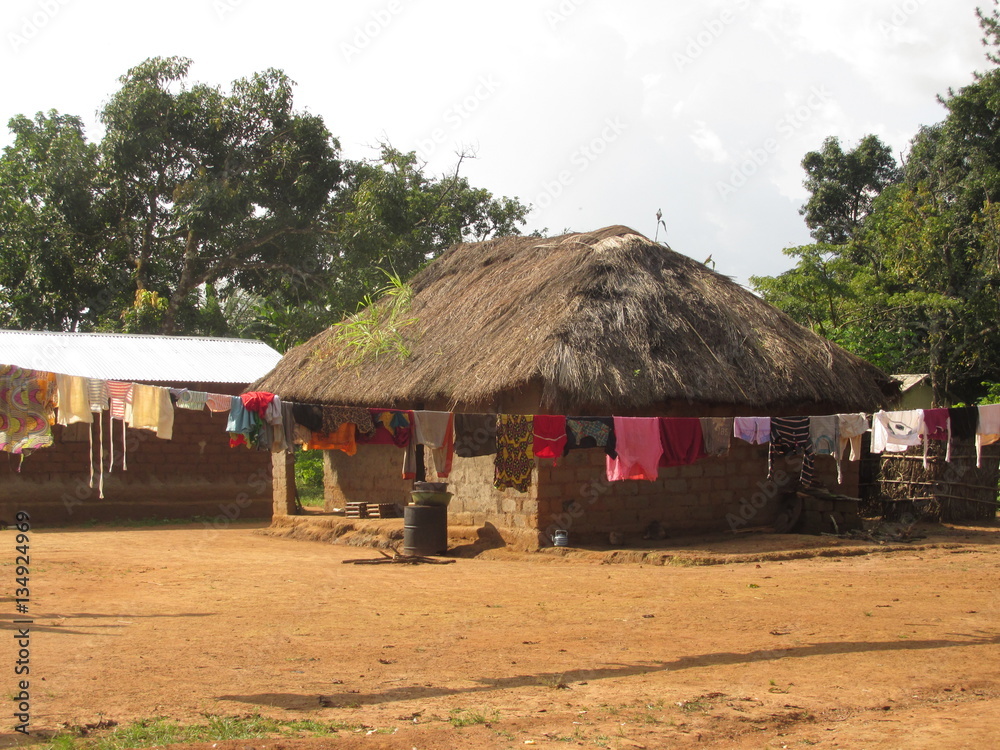 African Village House