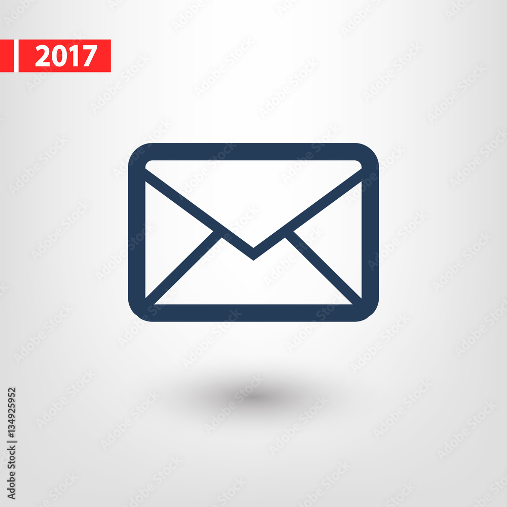 Envelope Mail icon, vector illustration. Flat design style Envelope Mail icon, vector illustration. Flat design style
