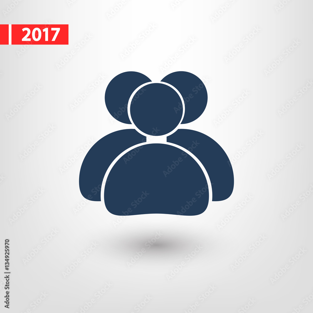 people icon, vector illustration. Flat design style people icon, vector illustration. Flat design style