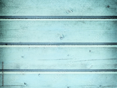 Wallpaper Mural Rustic old plank background in turquoise, mint and white colors Torontodigital.ca