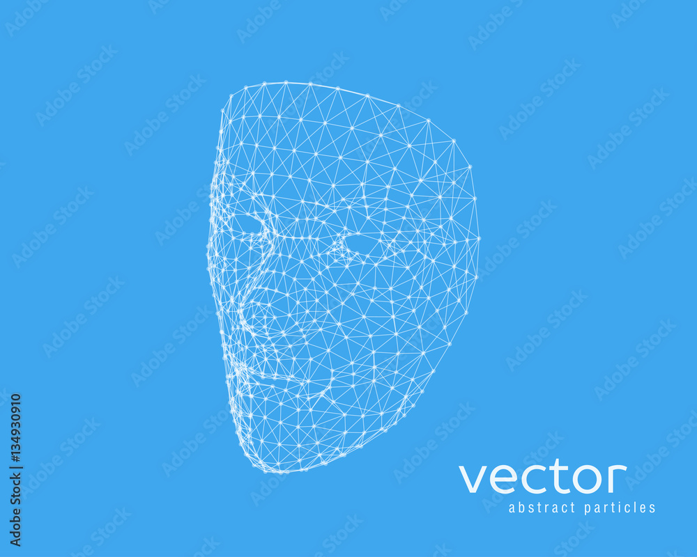 Vector illustration of human face Vector illustration of human face