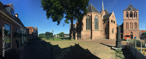 Panorama from the church in Vollenhove photo