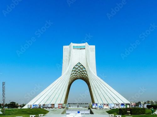 Azadi tower in Tehran Iran
