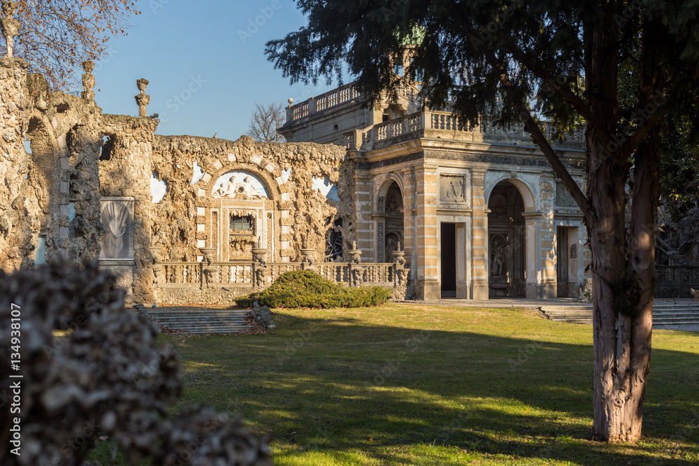 Nymphaeum in Villa Litta's garden, Lainate near Milan
