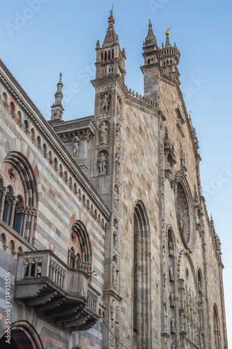 Duomo of Como in a sunny day