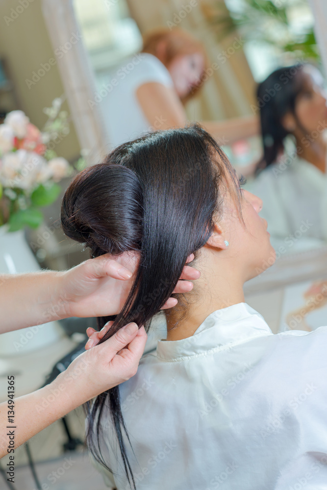 Fototapeta premium woman in salon