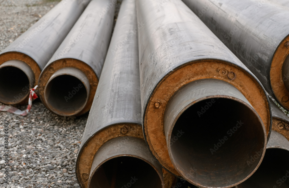 Pipe for Water Pipeline with Isolation in Stack on Ground