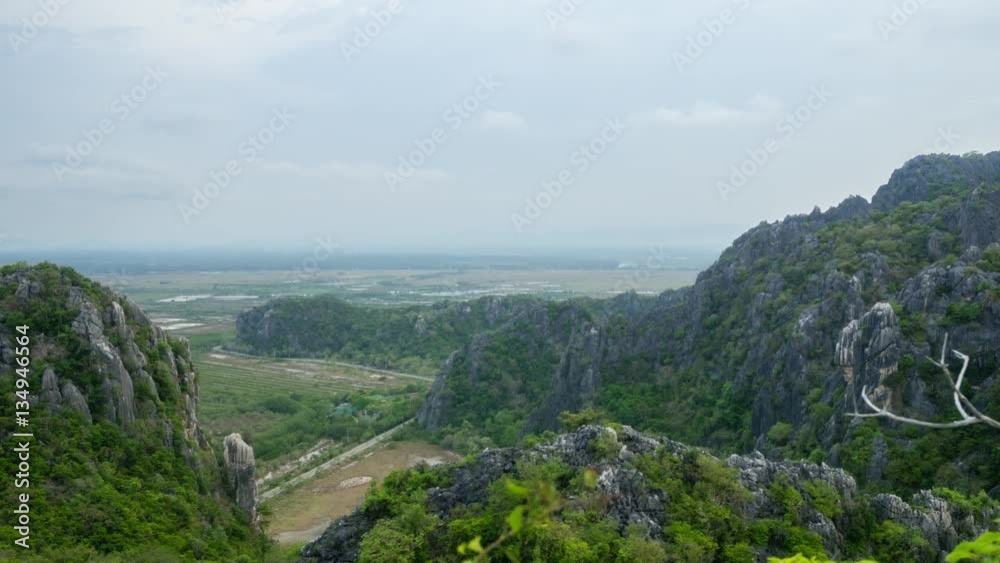 Aerial view of beautiful mountains in Khao Sam Roi Yot National Park, Thailand Aerial view of beautiful mountains in Khao Sam Roi Yot National Park, Thailand